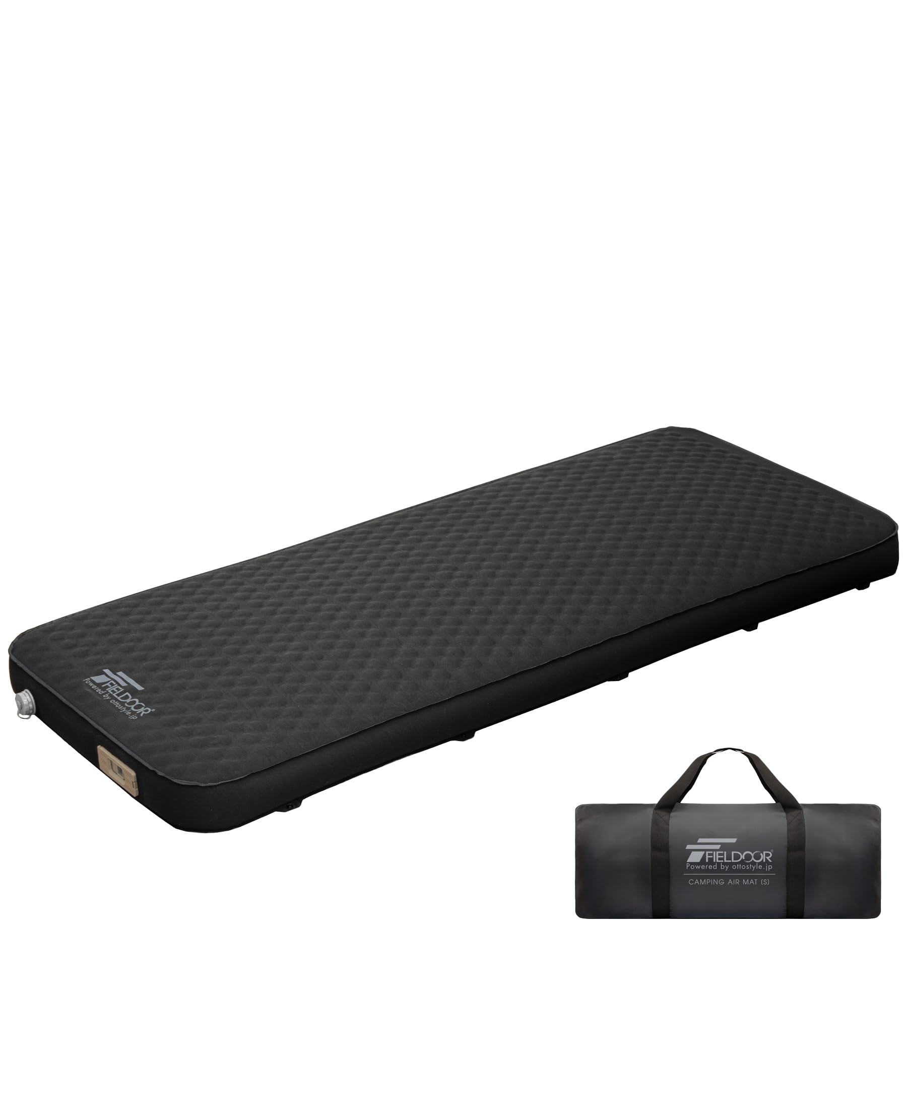 

FIELDOOR Camping Mat with Electric Pump, Inflatable Air Bed, 10cm Thick, for Car Camping, Tent Camping, Outdoor Activities, Hiking, Compact Storage, I