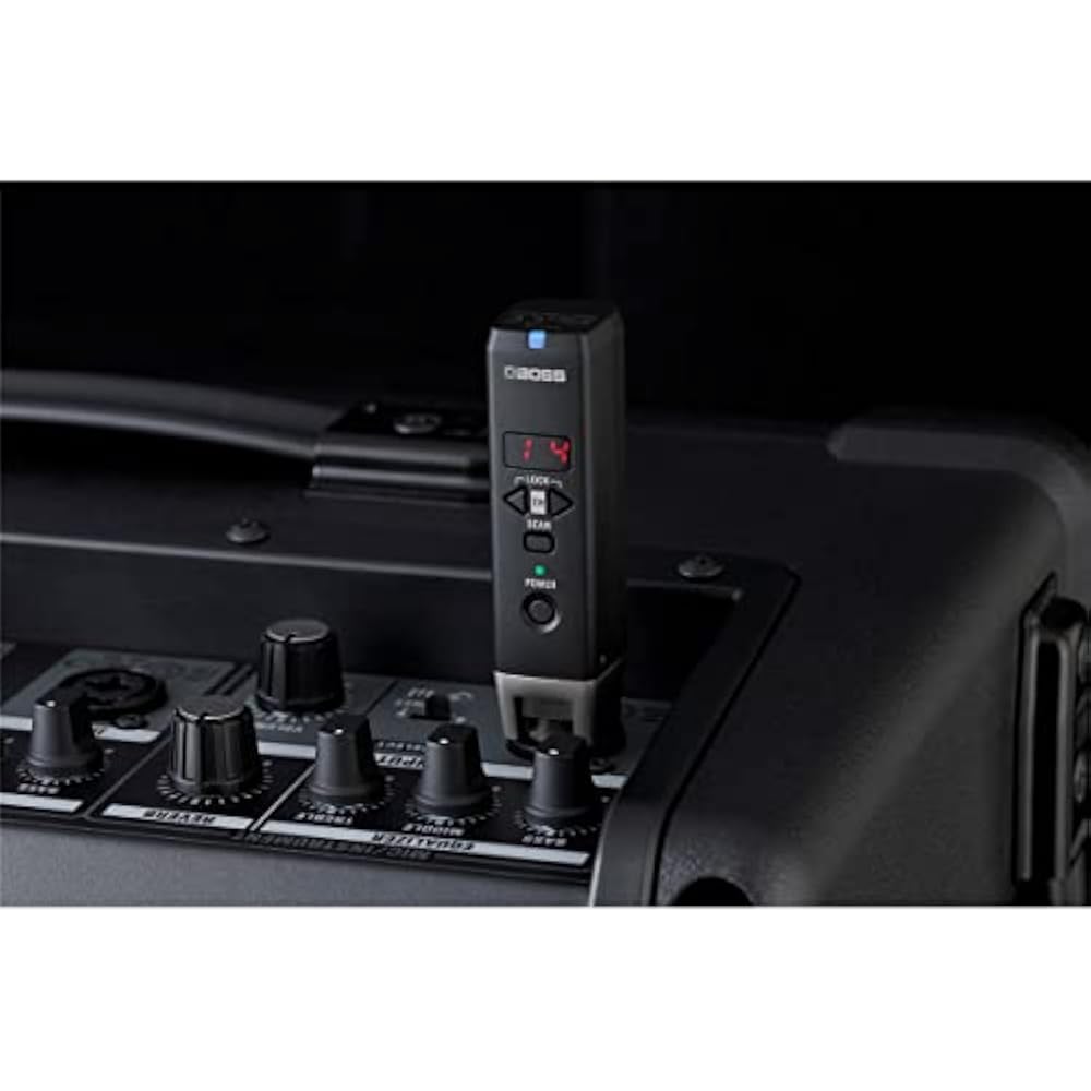 BOSS WL-30XLR wireless system, easy setup, wireless dynamic microphone, transmission range of up ...