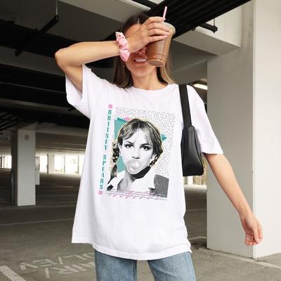 Britney Bubblegum T-shirt Britney Spears Shirt Vintage 90’s Party Outfit Unisex T-Shirt