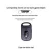 Yadea DE3 Key Case Golden Arrow King Edition - Starlight Keychain with Little Knife