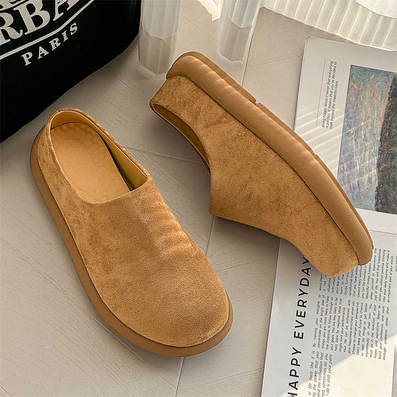 Fashion Round Nose Round Toe Slippers Man House White Sandals Shoes Men's Sneakers On Offer Sport Tenks Leading Expensive Celebrity