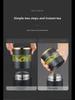 Men's Portable Thermos with Tea Separator & Intelligent Temperature Gauge - 316 Stainless Steel Water Cup