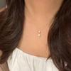 Thousand Gold Sense Classic Pearl Necklace for Women - Elegant, Versatile Design for Everyday Wear