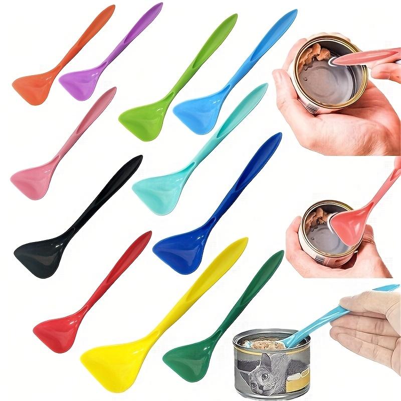 

1pc Plastic Cat Food Can Spoon - Cat and Dog Pet Food Scoop Without Battery, Multi-functional Kitchen Seasoning Spoon.