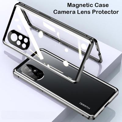 360 Grad beidseitige magnetische Glas Hülle für Huawei Nova 6 SE 7i 7 Pro 8 9 SE Hülle Nova 11 9 10 12 Pro Mit Kameraobjektivschutz