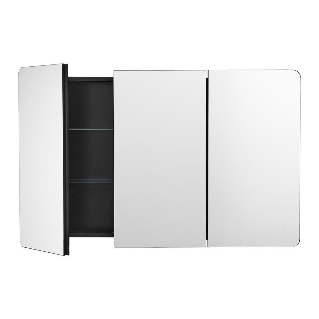 Medicine Cabinet 25.5" x 40" Mirror Medicine Cabinet Adjustable Shelves