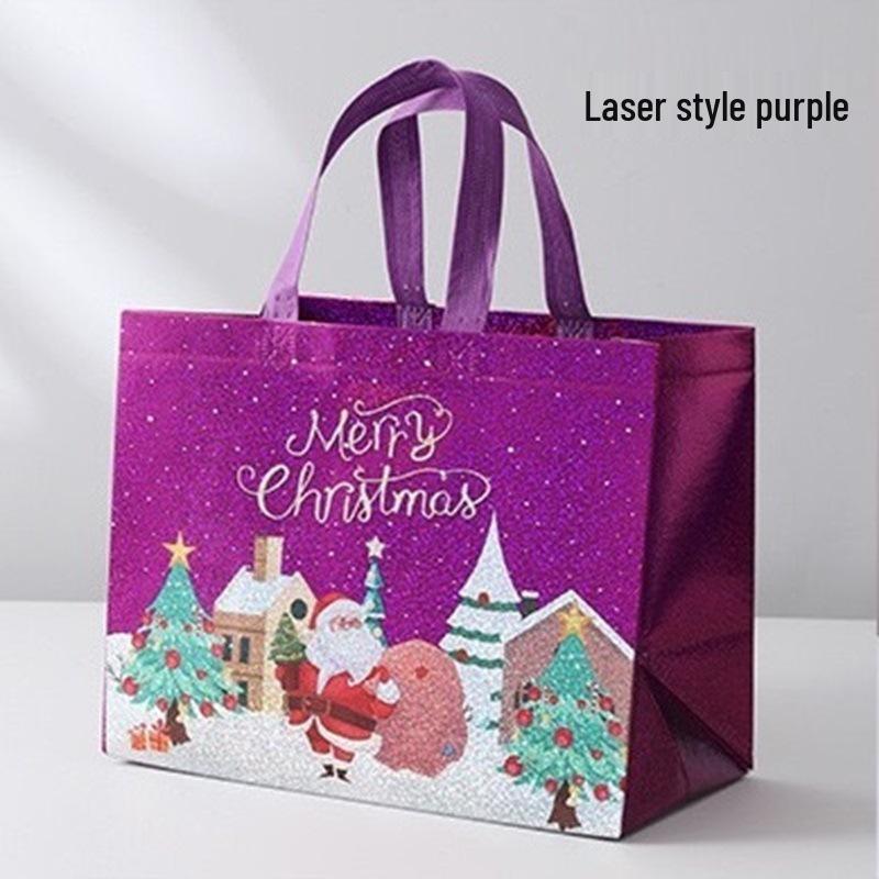 

Laser-Laminated Non-Woven Christmas Gift & Party Bags Width 32cm x Height 25cm x Bottom 17cm