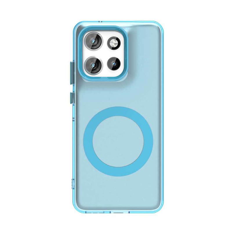 For Motorola Moto Edge 50 Neo Magnetic Frosted Candy Color Phone Case For Motorola G35 5G S50 Translucent Matte Shockproof Cover