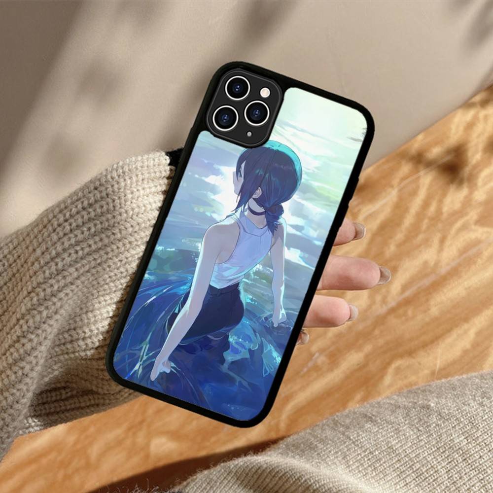 Anime C-Kettensägen-M-Mann Handyhülle Für iphone 11 12 13 14 15 Pro Max 17 16 Plus Harte PC+TPU Rückseite