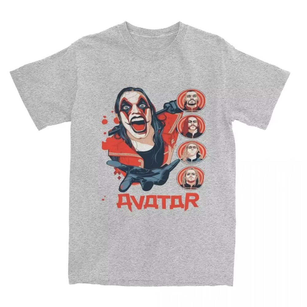 Pánské Dámské Heavy Metalová Kapela Avatar Trička Merch Johannes Eckerstrom Tričko Oblečení Vintage Tričko Novinka