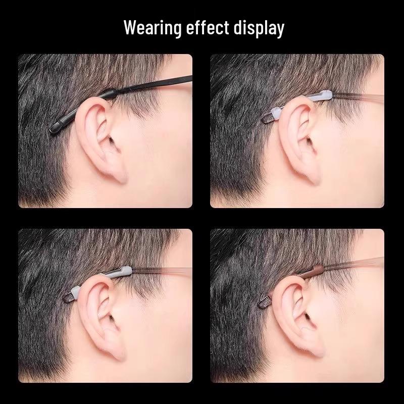 Kinder Anti-Rutsch Silikon Brillenhalter mit Ohrbügeln