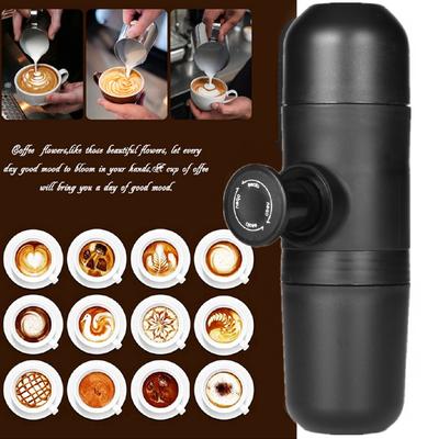 Ekspres do Espresso Kawiarka 140ml Filiżanka Półautomatyczny Tłok Ręczny Obsługa Podróż Odłączany