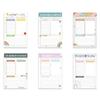 Compact Teacher Appreciation  Floral Design Checklist Planner Paper For School Supplies