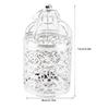2pcs Hanger Ring Birdcage Candlestick Small Cage Hanging Candle Lantern  Wedding Decoration