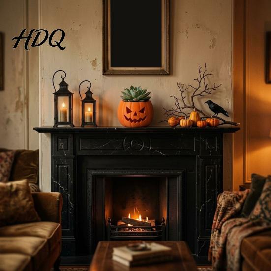 Halloween Pumpkin Planter Face Succulent Planter 3D Printed Jack O Lantern Flower Pot Table Centerpiece Theme Seasonal Container for Indoor