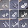 Boucles d'oreilles Symbole Om Yoga Vintage Boucles d'oreilles Mode Pour Femmes Apprêts de Fabrication de Bijoux DIY