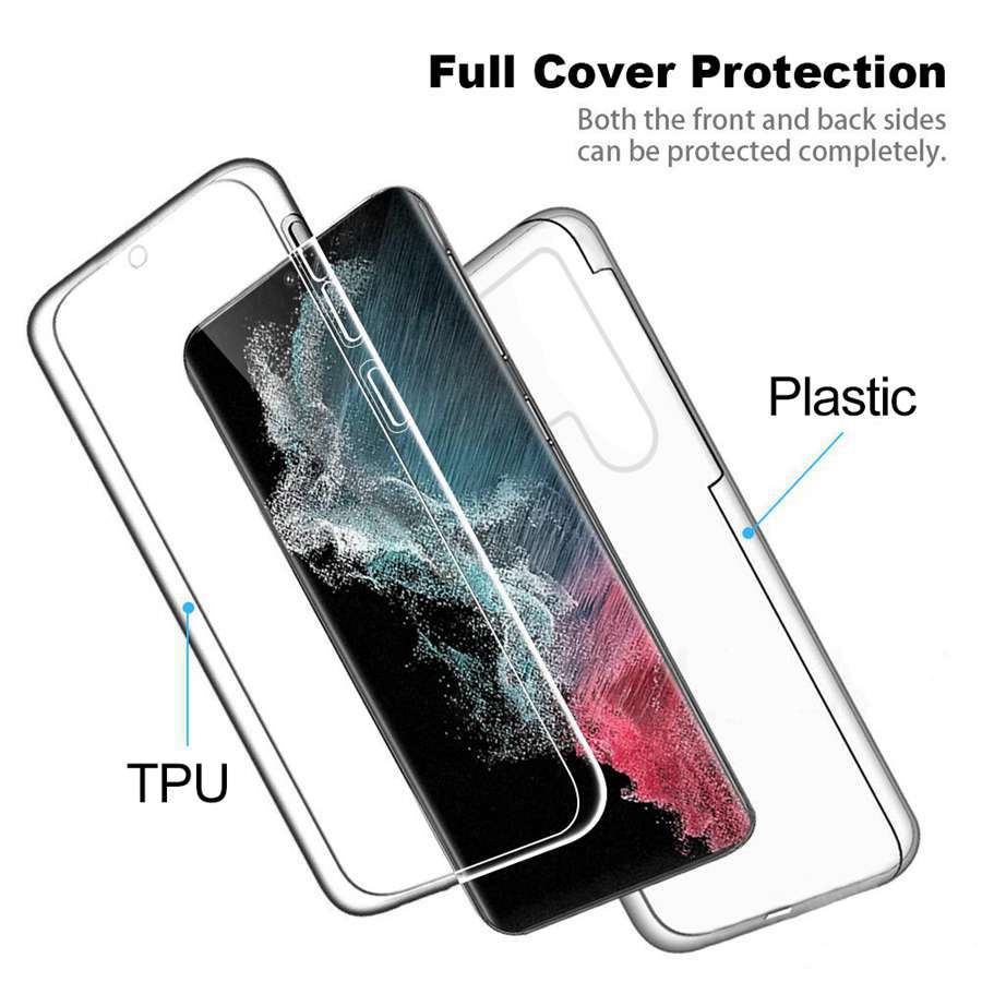360 Full Body Protector Case For Samsung Galaxy A17 A07 A37 A57 S26 S25 S23 S24 A26 A36 A56 A15 A25 A35 A55 A16 A14 A34 A54 Double Sided Clear Cover