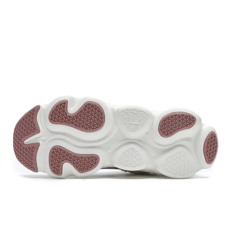 Fila Retro Series Versatile Fashion Trend Low-Top Casual Shoes Women Sneaker Snow-White Angora-Brown F12W422111FSB