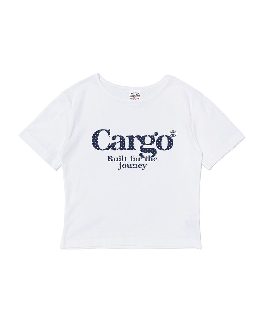 CARGOBROS FOR WOMAN Dot Logo Short Sleeve T-Shirt (White)