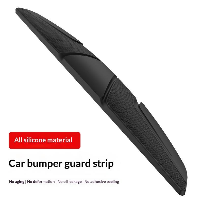 4Pcs Car Door Edge Anti-Collision Protector Bar Stickers Silicone Car Side Protection Guards Rear View Mirror Bumper Protector