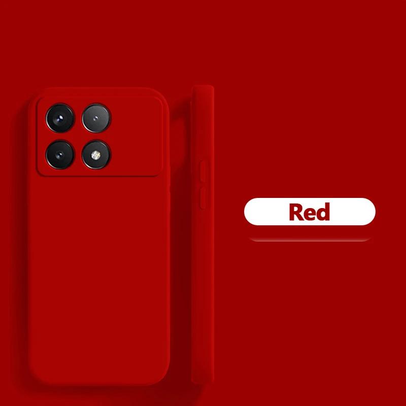 Luxus Original Flüssigsilikon Soft Cover für Xiaomi Poco X6 Pro Poco X 6 Pro X6pro Pocox6 Pro 5G Telefonhülle