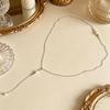 Elegant Water Drop Pearl Backless Necklace and Evening Gown Chain for Women