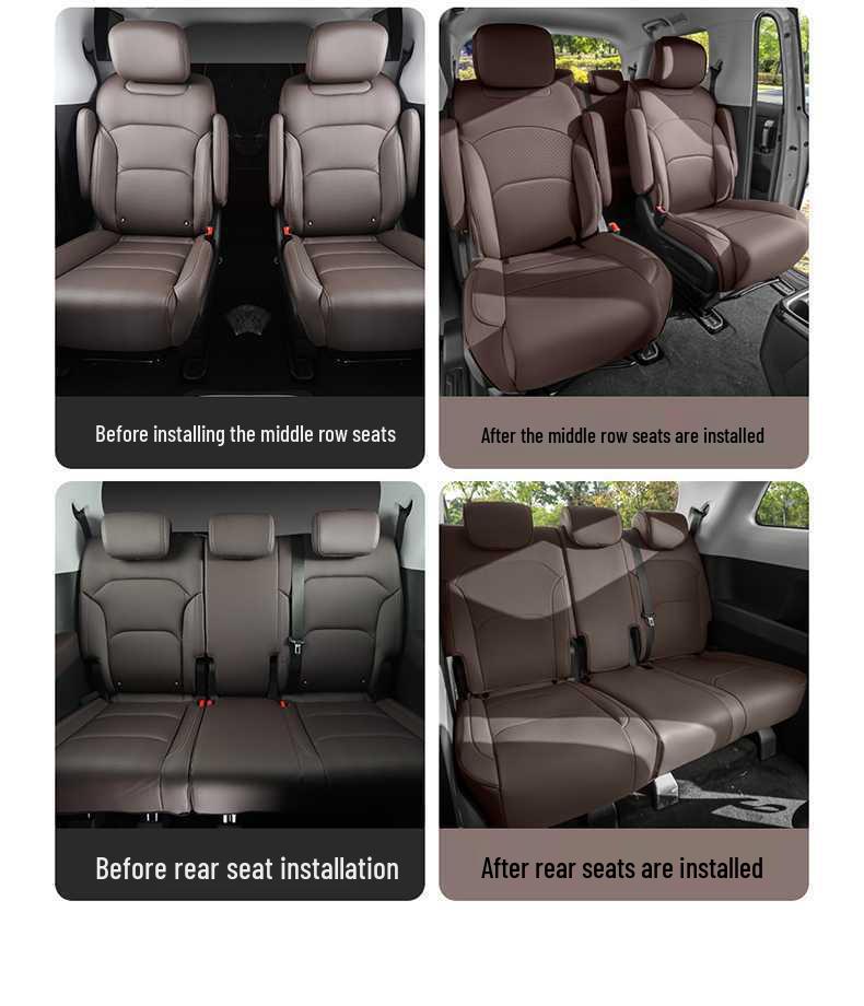 Wuling Xingguang 730 Universelles Leder-Autositzkissen - Ganzjahres, Vollumrandung Passform