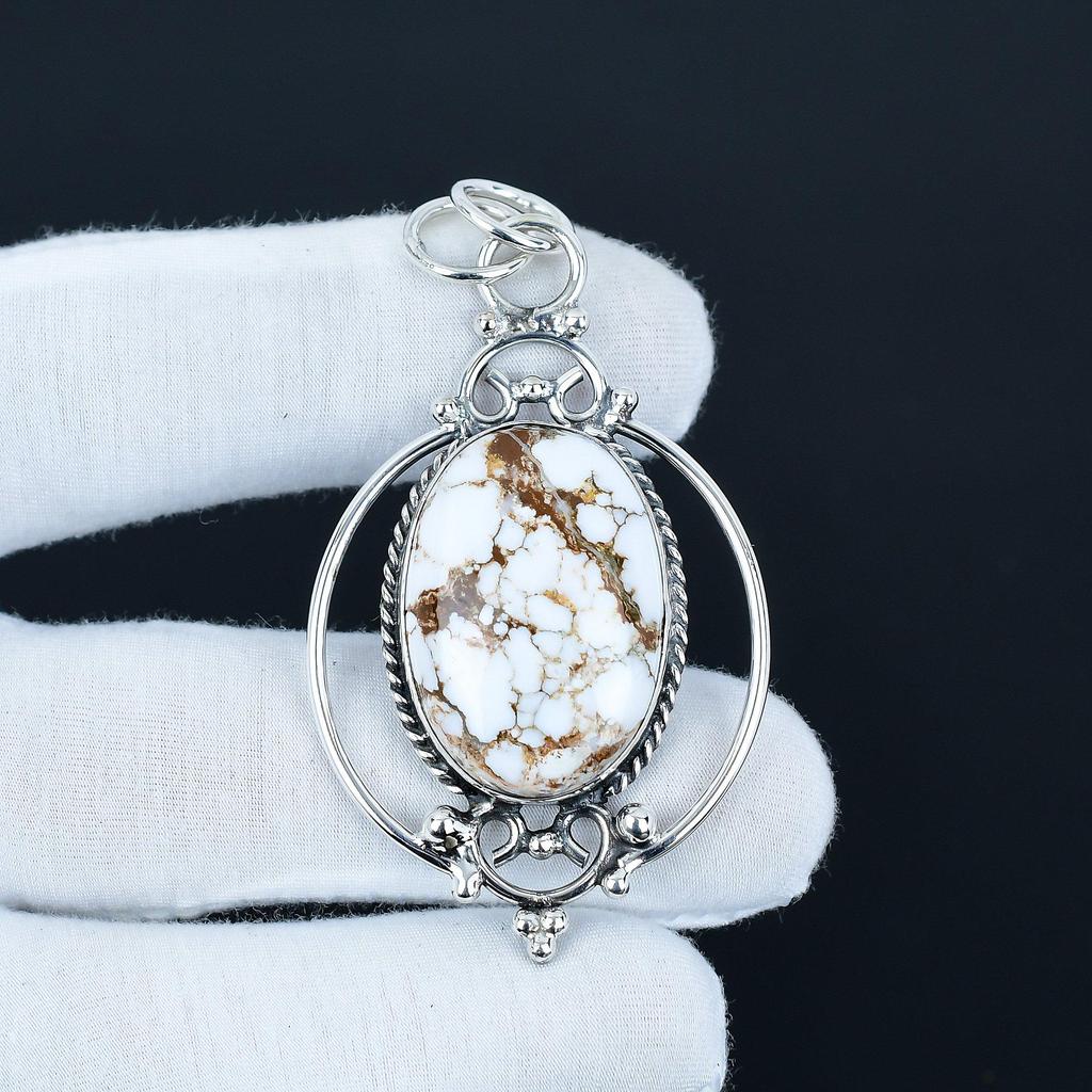 Wild Horse Jasper Pendant Gemstone Pendant 925 Sterling Silver Pendant Elegant Jewelry Handmade Pendant Birthday Gift For Her Silver Jewelry