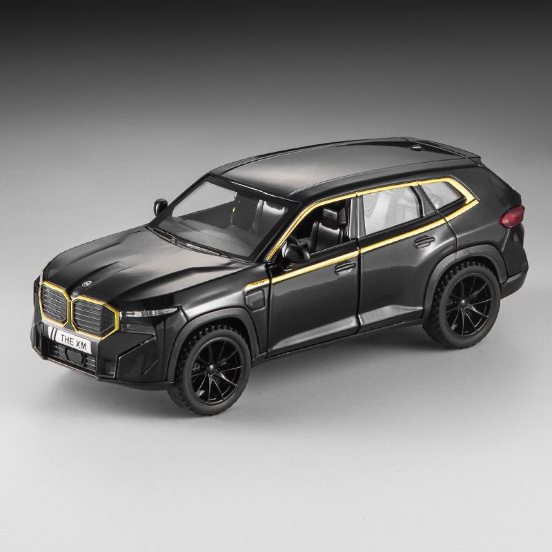 Limited edit 1:32 Die-cast Metal simulation XM Alloy model sports car sound and light Collection model boys' toy gift