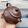 180ml Creative Yixing Purple Clay Teapots Handmade Pot Raw Ore Zincite Mud Kettle Chinese Zisha Tea Set Tea Items Supplies Craft