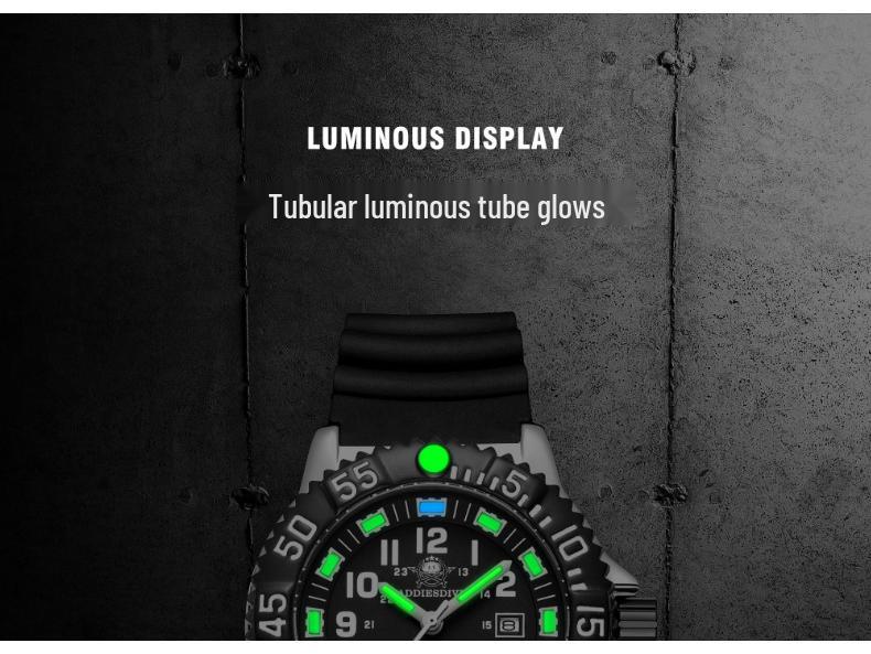Addiesdive Luminous Men's Outdoor Sports Waterproof Quartz Watch