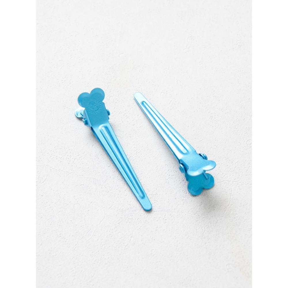 Daiso Klips Aluminiowy Mały 6 Sztuk Niebieski