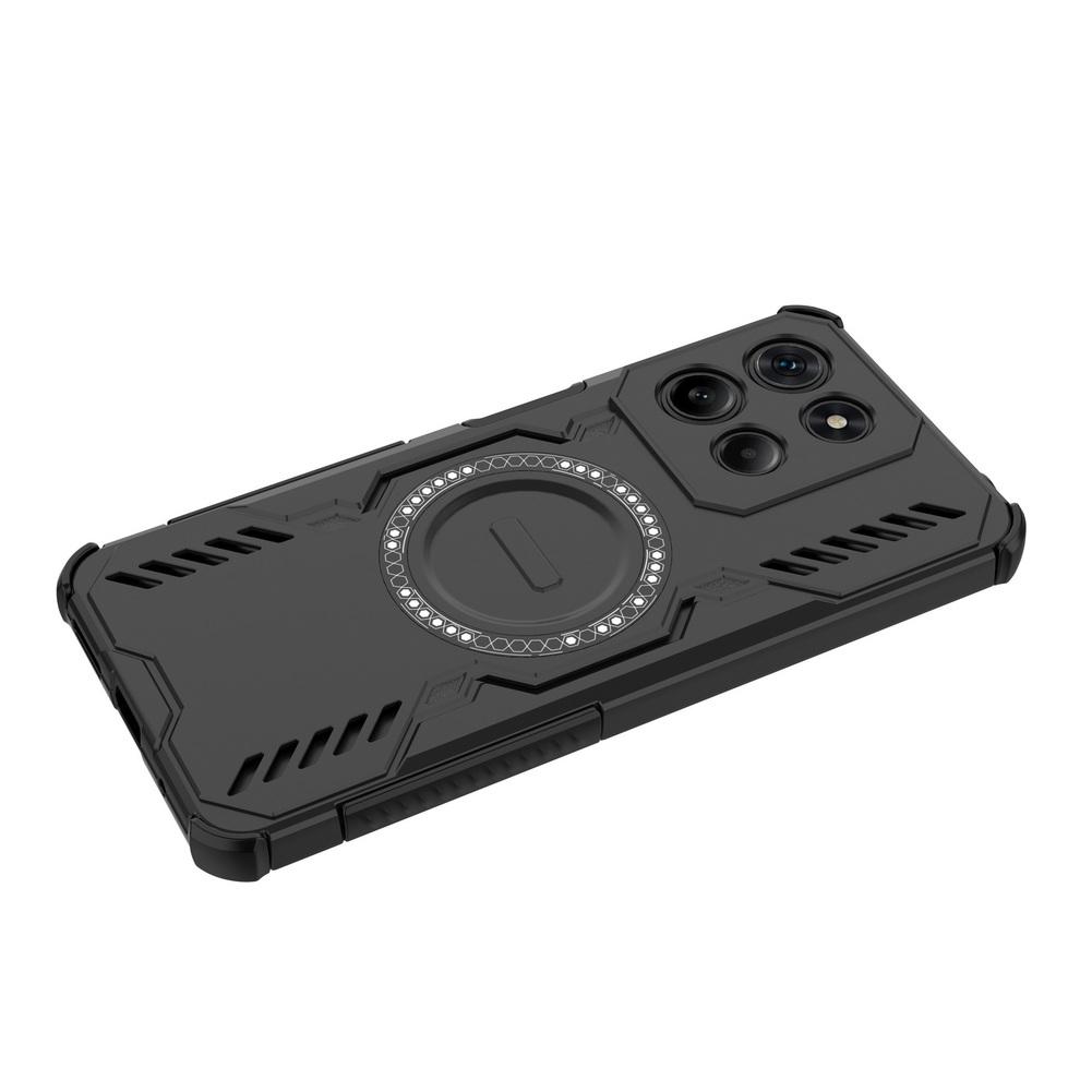 Chłodząca, Oddychająca, Odprowadzająca ciepło, Etui z mocnym pierścieniem magnetycznym do Moto G05 G15 G75 G86 Power G34 E15 Cienkie etui ochronne