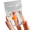 Süßer Goldfisch Quetschspielzeug Weiches TPR Knet-Gadget Transparente Tasche Stressabbau Handheld Entspannung Neuheit Zubehör Geschenk
