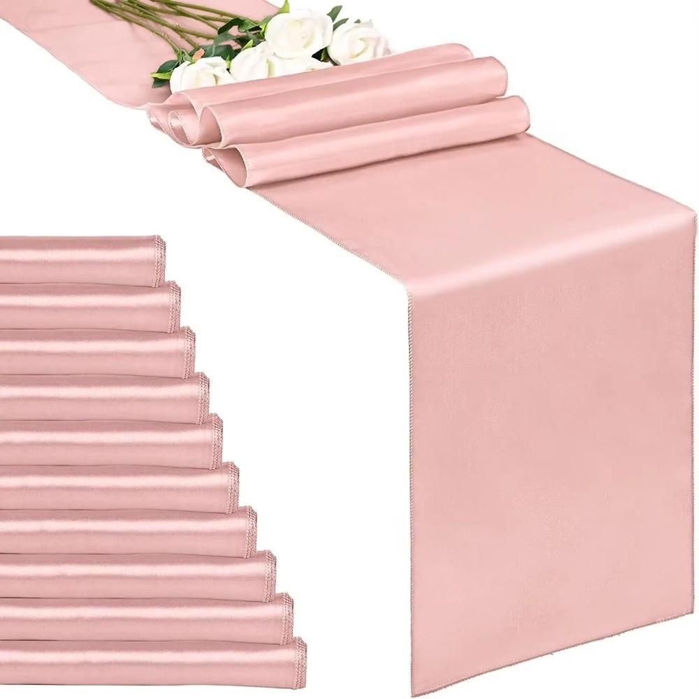 12x108 Inch Table Runner Solid Color Tablecloth Luxury Dining Table Decoration Wedding Decoration