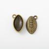 Set of 100 Zinc Alloy Sports Pendants Rugby Jewelry Supplies Bracelet Pendants Present for Jewelry Craft Enthusiasts