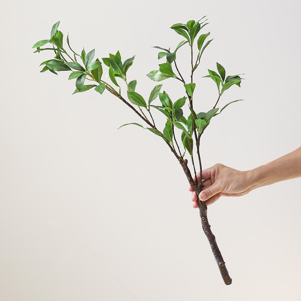 Eleganter Holz-Grün-Künstlicher Blumenbaum für Innenraumdekoration & Landschaftsgestaltung