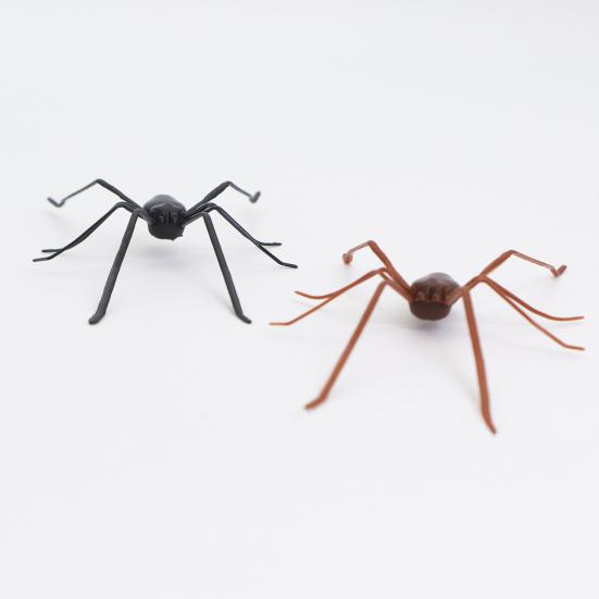 1/2Pcs Magnetic 3D Spider Decoration Scary Realistic Giant Spider Halloween Prank Props Garage Door Mailbox Locker Refrigerator Magnet Fake Spider