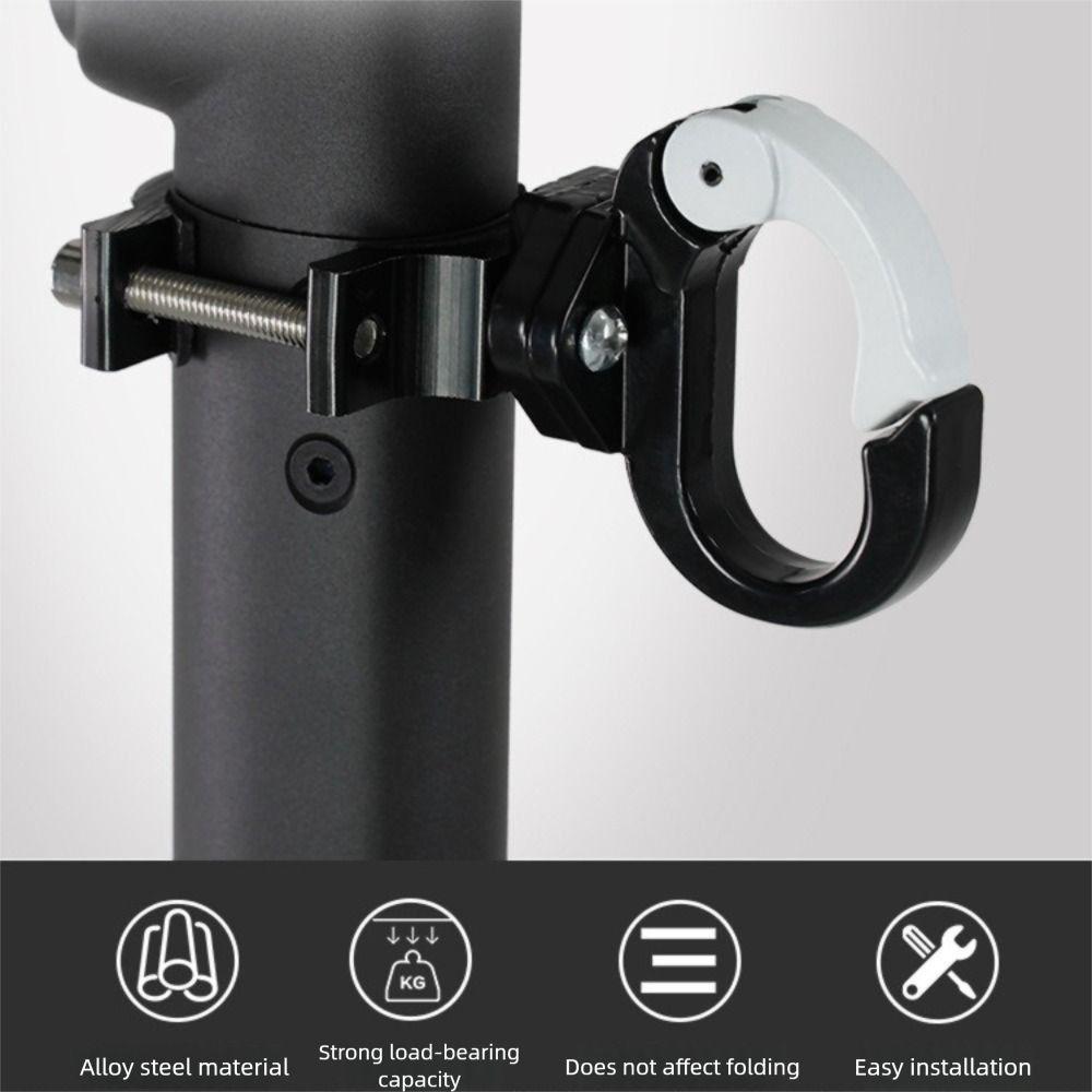 Lightweight Luggage Hook Aluminum Alloy Helmet Hook Utility Electric Scooter Hook  Bike Accessories