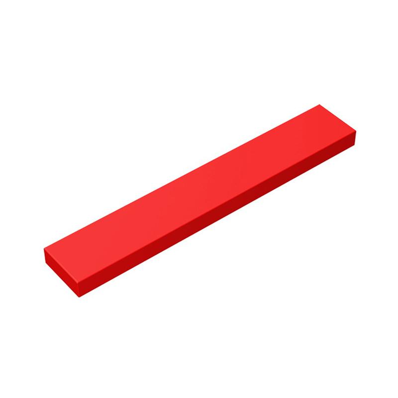 Rainbow Pig MOC Parts 6636 Tile 1 X 6 with Compatible Bricks DIY Assmble Building Blocks Particle Kid Puzzle Brain Toys