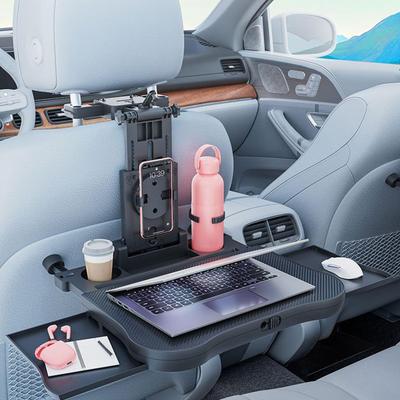 Passenger Seat Tray High Load-bearing Foldable Adjustable Back Headrest Seat Eating Food Trays For Trailer RV Truck Automotive