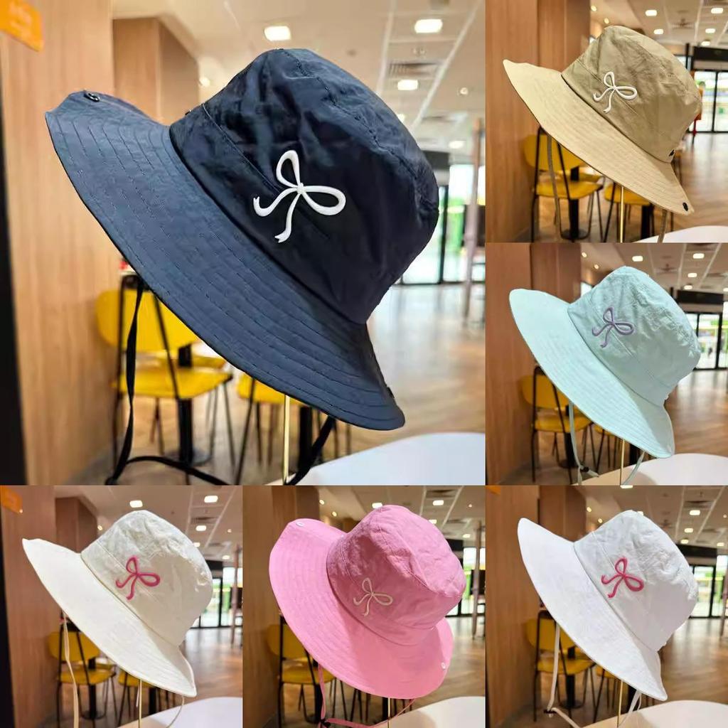 Versatile Style Hat Sweet Bow Womens Breathable Sunshade Hatscaps Fishermans