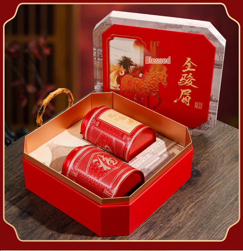 New Year Fortune Tea Gift Set: Jin Jun Mei, Da Hong Pao, Tie Guan Yin, Jasmine