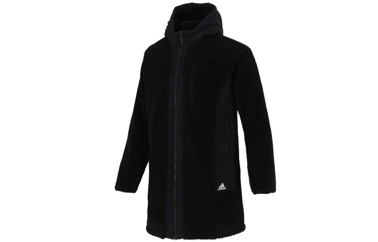 Adidas Jackets Men s Black Hooded Thickened Other H39285 L