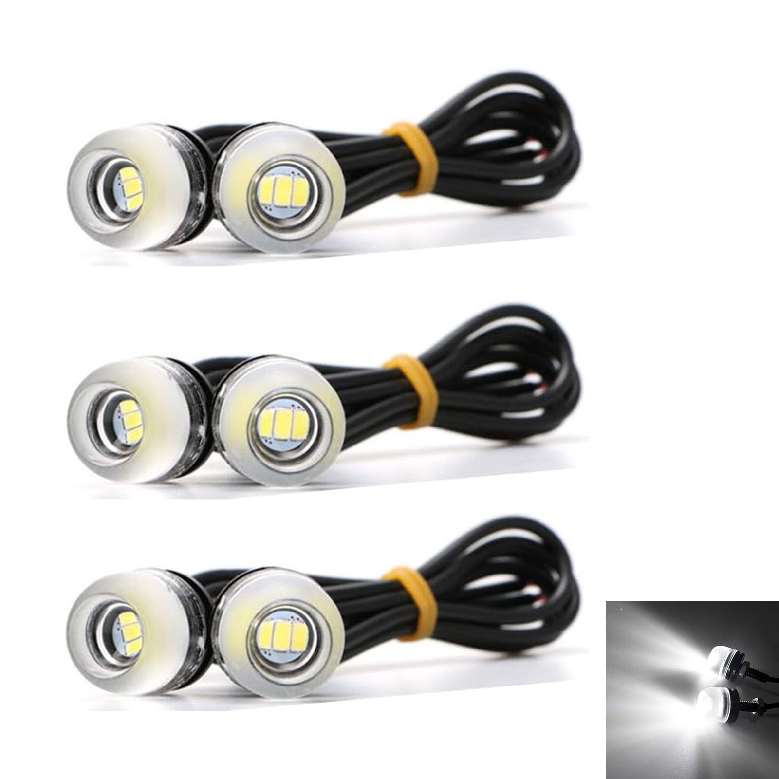 

Motorcycle Turn Signal LED 12 V Decorative Light for Motorcycles Ultra Small Turn Signals белый