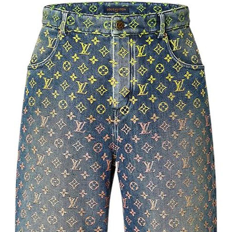 LOUIS VUITTON Denim Shorts Men's 1AB928