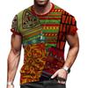 Africká grafická trička Barevné abstraktní umění 3D potisk Pánské Dámské tričko Dovolená Streetwear Harajuku Dětské Topy Trička Oblečení