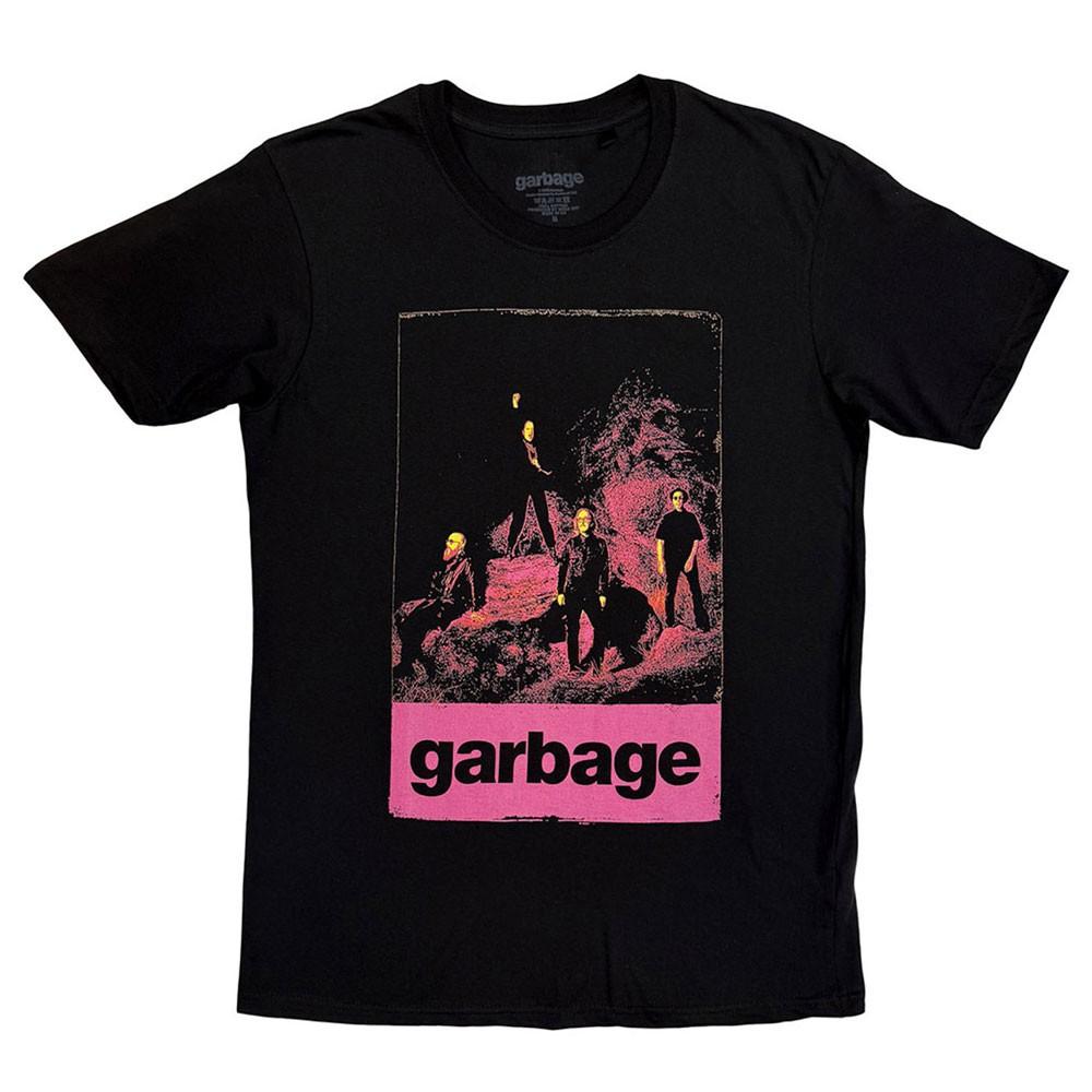Rock Off Ly Licensed Products Garbage Neon Band Logo T Shirt S S