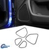 4Pcs Door Speaker Panel Frame Bezel Decor Cover Trim for Dodge Charger 2011-