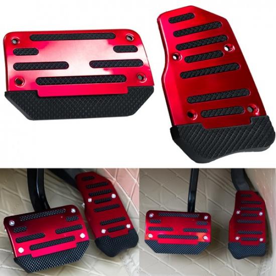 Accessories Non-Slip Automatic Gas Brake Foot Pedal Pad Cover Kit Pair Universal